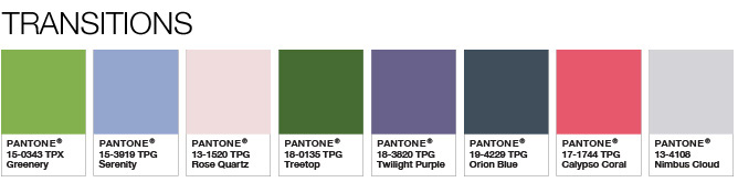 PANTONE2017年代色 15-0343 Greenery (草木綠)