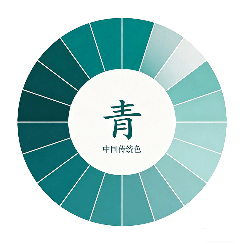 中國傳統色青色